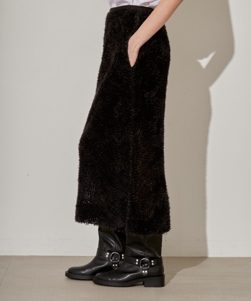 styling/（スタイリング）の「エンブロイダリータイトスカート（スカート・レディース・アイボリー/ブラック・0/1）」の8枚目の写真