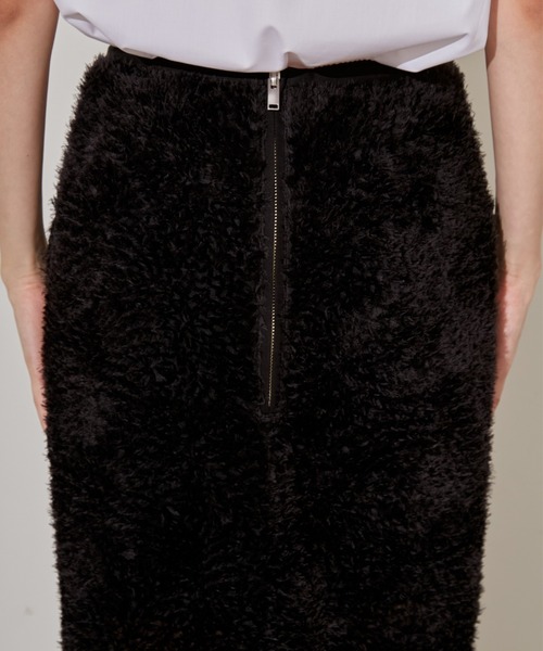 styling/（スタイリング）の「エンブロイダリータイトスカート（スカート・レディース・アイボリー/ブラック・0/1）」の10枚目の写真