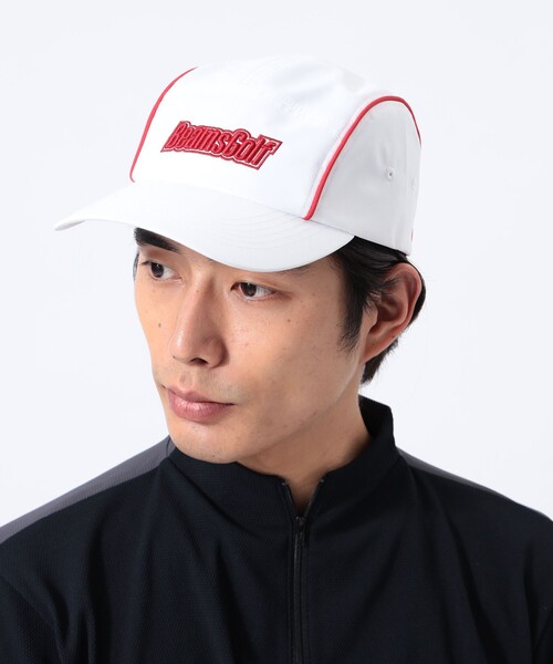BEAMS GOLF(ビームスゴルフ)の「パイピング ジェットキャップ(キャップ・メンズ・ホワイト/ネイビー・ONE SIZE)」の1枚目の写真