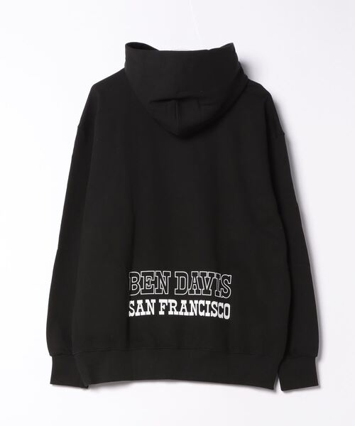 BEN DAVIS（ベンデイビス）の「《BEN DAVIS PROJECT LINE》PRINT SWEAT HOODIE（パーカー・メンズ・ヘザーグレー/パープル/ブラック・MEDIUM/LARGE/X-LARGE）」の10枚目の写真