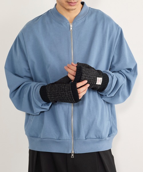 HARRIS TWEED(ハリスツイード)の「【SETUP7】HARRIS フィンガーレスグローブ メンズ手袋 WINGI(手袋・メンズ・チャコールグレー/ネイビー/グレー系1/ネイビー系1/マルチ/グレー系その他2/ブラック系1/レッド系その他・FREE)」の18枚目の写真