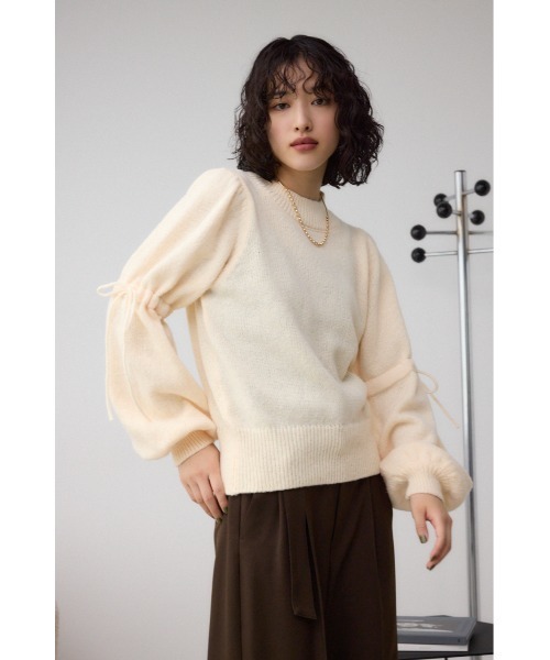 新品 M'S GRACY 袖リボン ロールカラー ニット 3090054626544137_01_1164w.jpeg