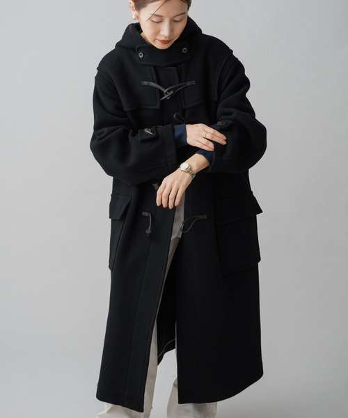 モンゴメリー ビームス別注 ダッフルコート ウール100% ロング丈 モンゴメリー ビームス別注 ダッフルコート ウール100% ロング丈