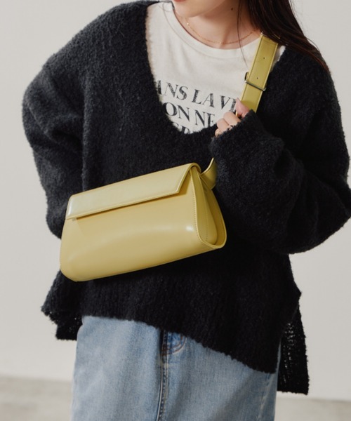 CIAOPANIC TYPY（チャオパニックティピー）の「フラップショルダーBAG（ショルダーバッグ・レディース・シルバー/イエロー/ブラック・ONE SIZE）」の2枚目の写真