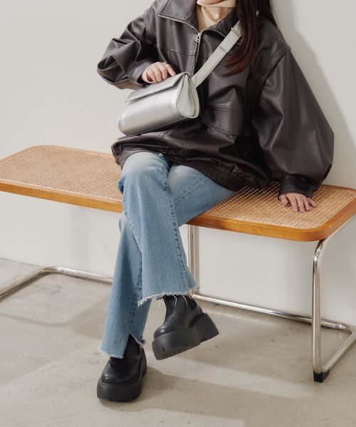 CIAOPANIC TYPY（チャオパニックティピー）の「フラップショルダーBAG（ショルダーバッグ・レディース・シルバー/イエロー/ブラック・ONE SIZE）」の17枚目の写真