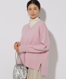 Elura | カシミヤ混Vネックニット/140834(ニット/セーター)