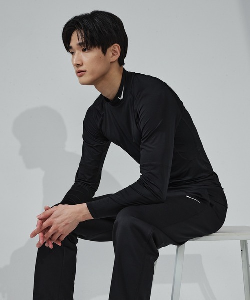 ナイキ プロ メンズ Dri-FIT フィットネス モックネック ロング