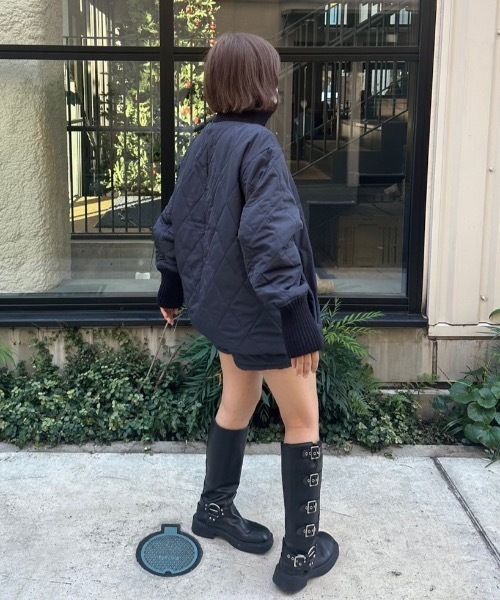 nemne store(ネンネストア)の「【keel】キルティングショートパンツセットアップ(その他パンツ・レディース・ネイビー/アイボリー・MEDIUM/SMALL)」の9枚目の写真