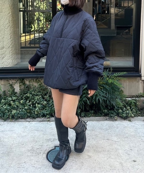 nemne store(ネンネストア)の「【keel】キルティングショートパンツセットアップ(その他パンツ・レディース・ネイビー/アイボリー・MEDIUM/SMALL)」の8枚目の写真