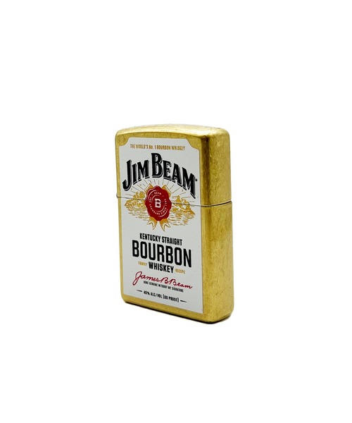 Zippo（ジッポー）の「ZIPPO ジッポ 46305 JIM BEAM（アッシュトレイ/ライター・メンズ・ゴールド・FREE）」の2枚目の写真