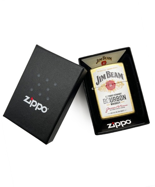 Zippo（ジッポー）の「ZIPPO ジッポ 46305 JIM BEAM（アッシュトレイ/ライター・メンズ・ゴールド・FREE）」の3枚目の写真