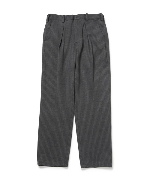  j.n.r.d（ジェー・エヌ・アール・ディー）の「j.n.r.d/メランジストライプタックテーパードパンツ（その他パンツ・メンズ・ダークブラウン/ブラック系その他・LL/M/L）」の3枚目の写真