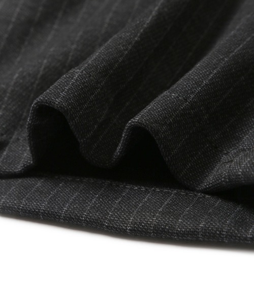  j.n.r.d（ジェー・エヌ・アール・ディー）の「j.n.r.d/メランジストライプタックテーパードパンツ（その他パンツ・メンズ・ダークブラウン/ブラック系その他・LL/M/L）」の10枚目の写真