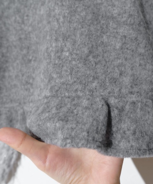 flower（フラワー）の「バブルスノートップ（ニット/セーター・レディース・グレー/ホワイト・FREE）」の5枚目の写真