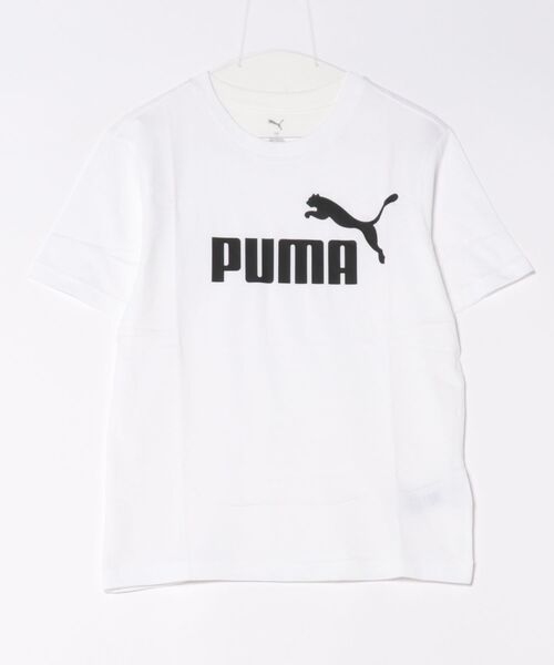 PUMA(プーマ)の「【PUMA】ESS NO.1 ロゴTシャツ(Tシャツ/カットソー・メンズ・グレー/ホワイト/ネイビー/ブラック・L/M/XL/S)」の2枚目の写真
