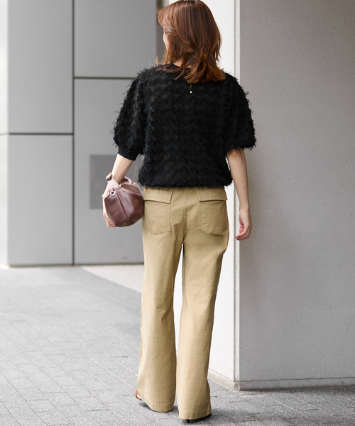 JOURNAL STANDARD relume(ジャーナルスタンダード レリューム)の「《追加13》ワイドベイカーパンツ(カーゴパンツ・レディース・カーキ/ベージュ・34/36/38)」の11枚目の写真