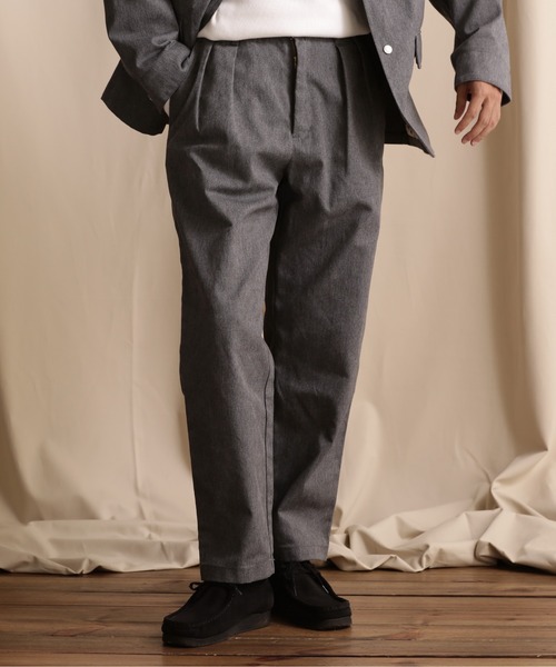 Schott/ショット/TC DOUBLE PLEATED WIDE PANTS/ティーシー 2タック
