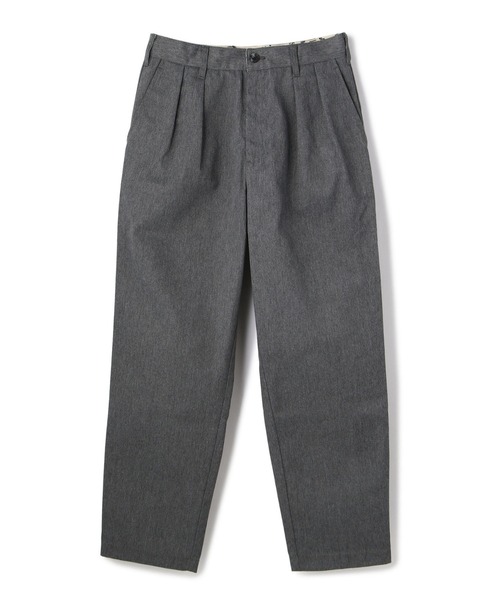 schott（ショット）の「Schott/ショット/TC DOUBLE PLEATED WIDE PANTS/ティーシー 2タック ワイドパンツ（チノパンツ・メンズ・ブラック/カーキ/グレー/キナリ・S/M/L/XL）」の17枚目の写真