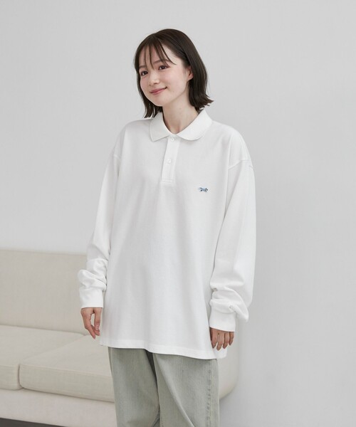 PENNEYS(ぺニーズ)の「Penneys(ぺニーズ)別注ピグメントポロシャツ(ポロシャツ・メンズ・ブラック/ケリーグリーン/オフホワイト・XL/L/M)」の4枚目の写真