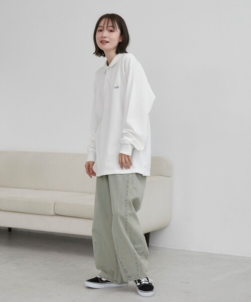 PENNEYS(ぺニーズ)の「Penneys(ぺニーズ)別注ピグメントポロシャツ(ポロシャツ・メンズ・ブラック/ケリーグリーン/オフホワイト・XL/L/M)」の7枚目の写真