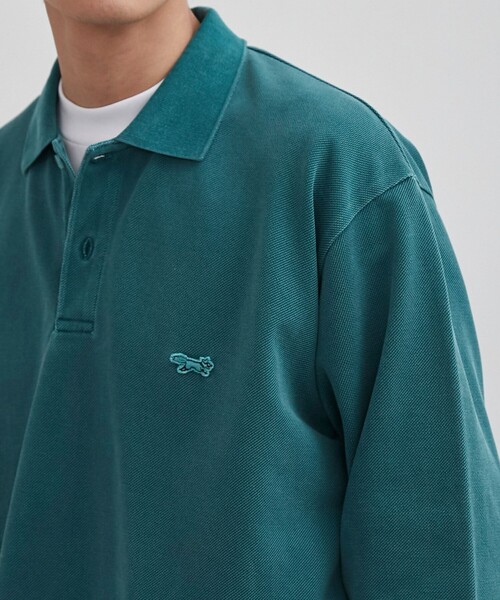PENNEYS(ぺニーズ)の「Penneys(ぺニーズ)別注ピグメントポロシャツ(ポロシャツ・メンズ・ブラック/ケリーグリーン/オフホワイト・XL/L/M)」の17枚目の写真