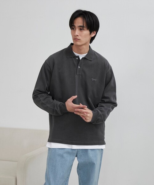 PENNEYS(ぺニーズ)の「Penneys(ぺニーズ)別注ピグメントポロシャツ(ポロシャツ・メンズ・ブラック/ケリーグリーン/オフホワイト・XL/L/M)」の18枚目の写真