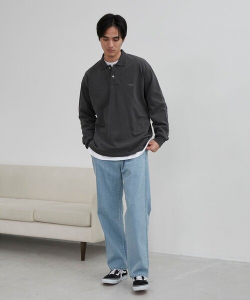 PENNEYS(ぺニーズ)の「Penneys(ぺニーズ)別注ピグメントポロシャツ(ポロシャツ・メンズ・ブラック/ケリーグリーン/オフホワイト・XL/L/M)」の21枚目の写真