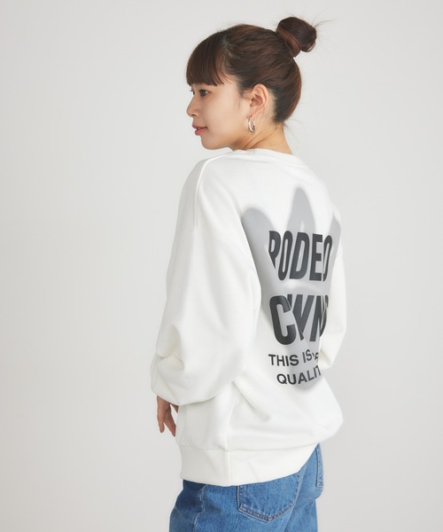 RODEO CROWNS WIDE BOWL(ロデオクラウンズワイドボウル)の「王冠 ロゴスウェット(スウェット・レディース・ピンク/イエロー/オフホワイト/ブラック・FREE)」の20枚目の写真