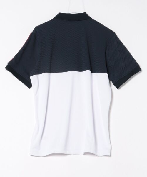TOMMY HILFIGER GOLF（トミー ヒルフィガー ゴルフ）の「ｶﾗｰﾌﾞﾛｯｸ 半袖ﾎﾟﾛｼｬﾂ（ポロシャツ・メンズ・ホワイト/レッド/ネイビー・L/M/LL）」の18枚目の写真