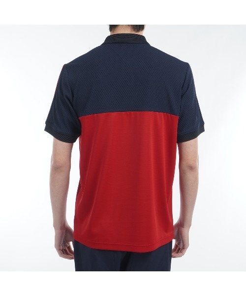 TOMMY HILFIGER GOLF（トミー ヒルフィガー ゴルフ）の「ｶﾗｰﾌﾞﾛｯｸ 半袖ﾎﾟﾛｼｬﾂ（ポロシャツ・メンズ・ホワイト/レッド/ネイビー・L/M/LL）」の10枚目の写真