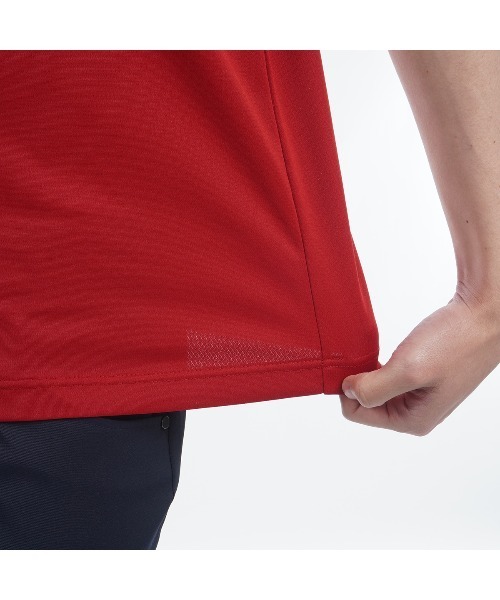 TOMMY HILFIGER GOLF（トミー ヒルフィガー ゴルフ）の「ｶﾗｰﾌﾞﾛｯｸ 半袖ﾎﾟﾛｼｬﾂ（ポロシャツ・メンズ・ホワイト/レッド/ネイビー・L/M/LL）」の12枚目の写真