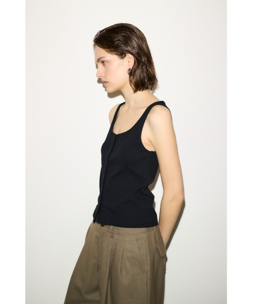 THROW by SLY（スローバイスライ）の「THROW 2P BUTTON L/S CD ツーピー ボタン ロングスリーブ カーデ（カーディガン/ボレロ・レディース・ブラック/ブラウン・FREE）」の8枚目の写真