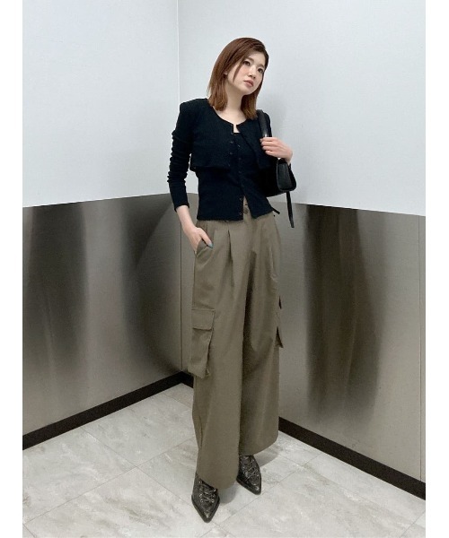 カーディガン THROW 2P BUTTON L/S CD ツーピー ボタン ロングスリーブ カーデ レディース セール】THROW 2P BUTTON L/S CD ツーピー ボタン ロング