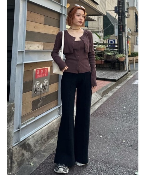 セール】THROW 2P BUTTON L/S CD ツーピー ボタン ロング
