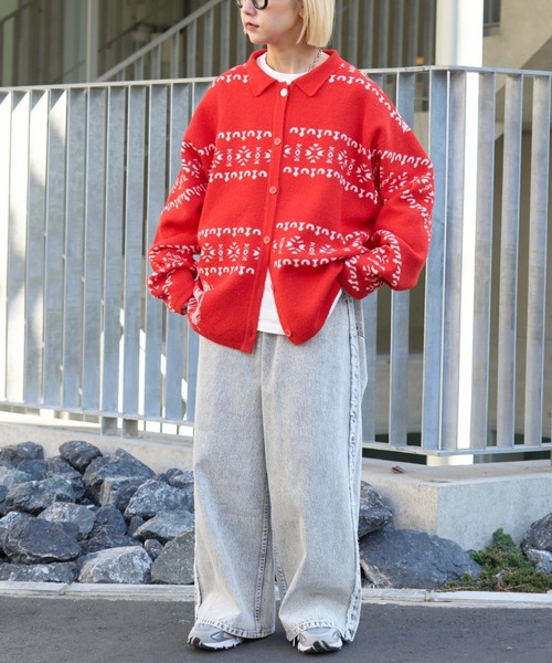 SOUNDSGOOOOD(サウンズグッド)の「【SOUNDS GOOOOD】デニムフリンジワイドパンツ(デニムパンツ・レディース・グレー/サックスブルー/オレンジ・ONE SIZE)」の13枚目の写真