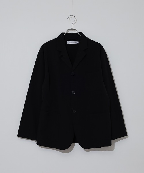 FUNALIVE（ファンアライブ）の「4WAY Stretch Tailored Jacket / ストレッチテーラードジャケット unisex（テーラードジャケット・メンズ・ブラック/チャコール/カーキ・M/XL/L）」の4枚目の写真