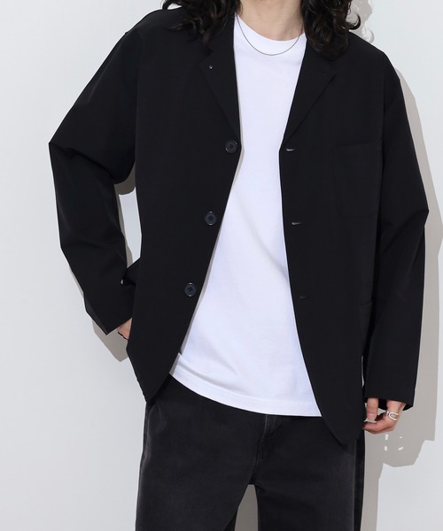 FUNALIVE（ファンアライブ）の「4WAY Stretch Tailored Jacket / ストレッチテーラードジャケット unisex（テーラードジャケット・メンズ・ブラック/チャコール/カーキ・M/XL/L）」の16枚目の写真