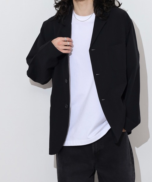 FUNALIVE（ファンアライブ）の「4WAY Stretch Tailored Jacket / ストレッチテーラードジャケット unisex（テーラードジャケット・メンズ・ブラック/チャコール/カーキ・M/XL/L）」の18枚目の写真