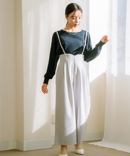 セール】小さいサイズ 綿混ドルマンショート丈ニット 低身長さん