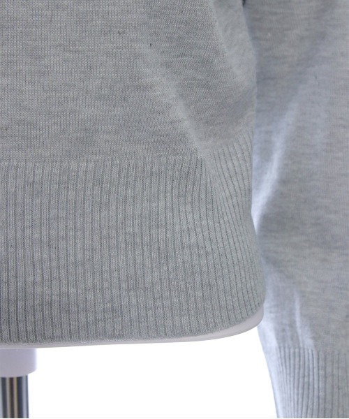 セール】オープンショルダー長袖ニットトップス [シンプル カジュアル