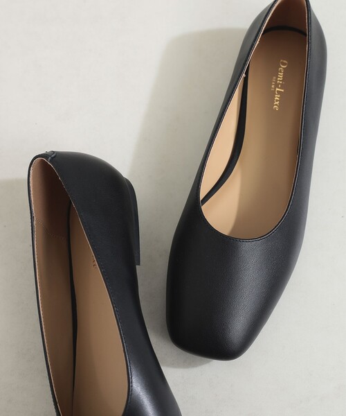 Demi-Luxe BEAMS（デミルクス ビームス）の「フラット パンプス（パンプス・レディース・ブラック/シルバー・37/36/38）」の4枚目の写真