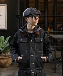 MandO（Auntie Rosa） | 【MandO】衿コーデュロイデ二ムトラッカージャケット/セットアップ着用可(デニムジャケット)