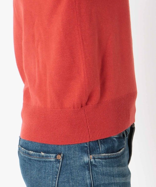 Jines（ジネス）の「ジャガードロゴクルーネックニット（ニット/セーター・レディース・ホワイト/ネイビー/グリーン/レンガ・38）」の11枚目の写真