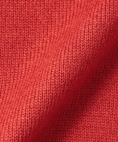 Jines（ジネス）の「ジャガードロゴクルーネックニット（ニット/セーター・レディース・ホワイト/ネイビー/グリーン/レンガ・38）」の13枚目の写真