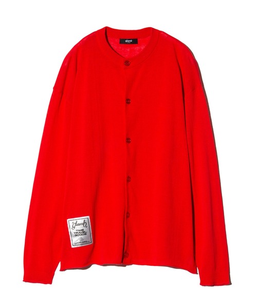 glamb(グラム)の「Round Neck Cardigan / ラウンドネックカーディガン(カーディガン/ボレロ・メンズ・ブラック/レッド・M/L)」の16枚目の写真