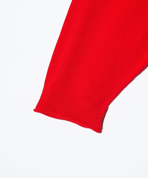 glamb(グラム)の「Round Neck Cardigan / ラウンドネックカーディガン(カーディガン/ボレロ・メンズ・ブラック/レッド・M/L)」の13枚目の写真