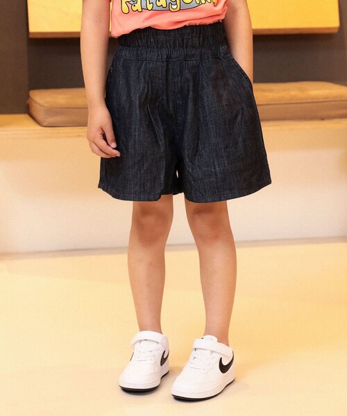 Lee（リー）の「Lee / キュロットパンツ 2025SS（110～150cm）（その他パンツ・キッズ・インディゴブルー/ブルー系その他3/ホワイト系その他5・110/120/130/150/140）」の3枚目の写真