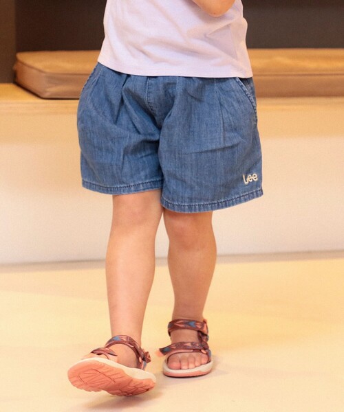 Lee（リー）の「Lee / キュロットパンツ 2025SS（110～150cm）（その他パンツ・キッズ・インディゴブルー/ブルー系その他3/ホワイト系その他5・110/120/130/150/140）」の18枚目の写真