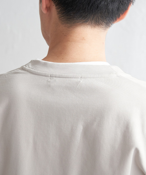 ikka(イッカ)の「【接触冷感/抗菌防臭】GOKU楽セイケツ8分袖カーディガン(カーディガン/ボレロ・メンズ・グリーン/ネイビー/ライトグレー・M/L/XL/S)」の16枚目の写真