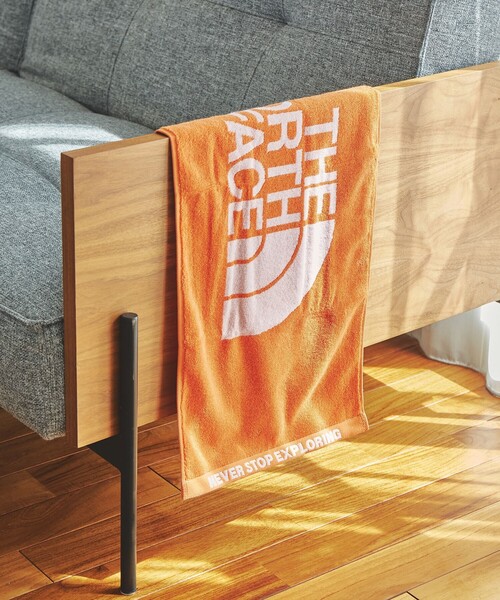 THE NORTH FACE（ザノースフェイス）の「＜THE NORTH FACE＞コットン タオル M フェイスタオル（タオル・メンズ・ブラック/ダークグレー/オレンジ・FREE）」の3枚目の写真